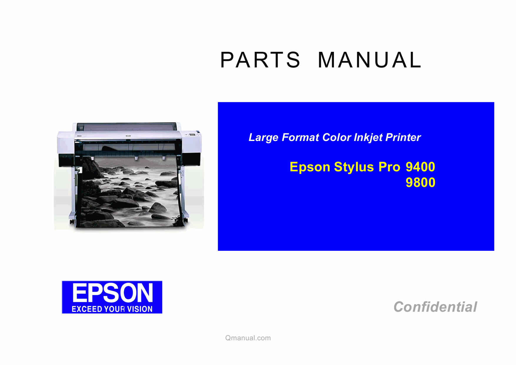 EPSON StylusPro 9400 9800 Parts Manual-1